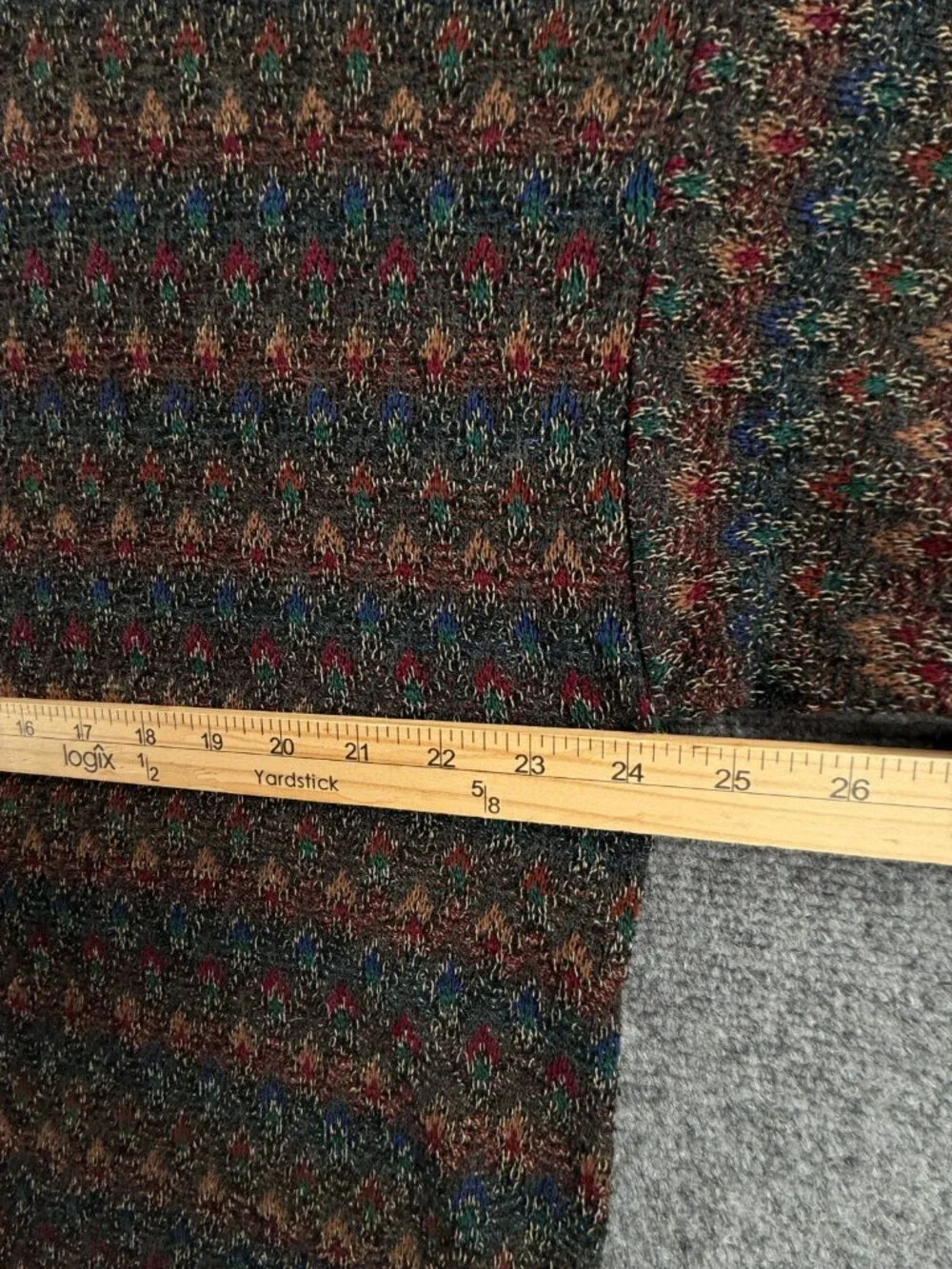 Tricots St Raphael XL Colorful Knit Geometric Art Pullover USA Coogi Style Adult